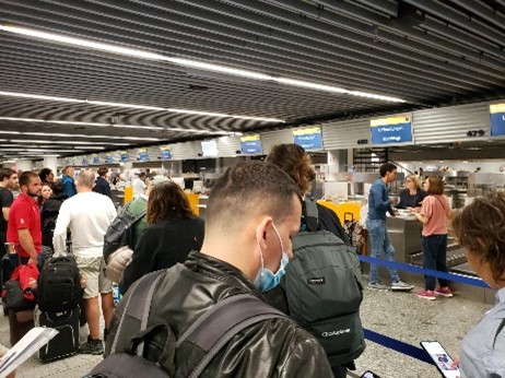 Lufthansa rebooking line