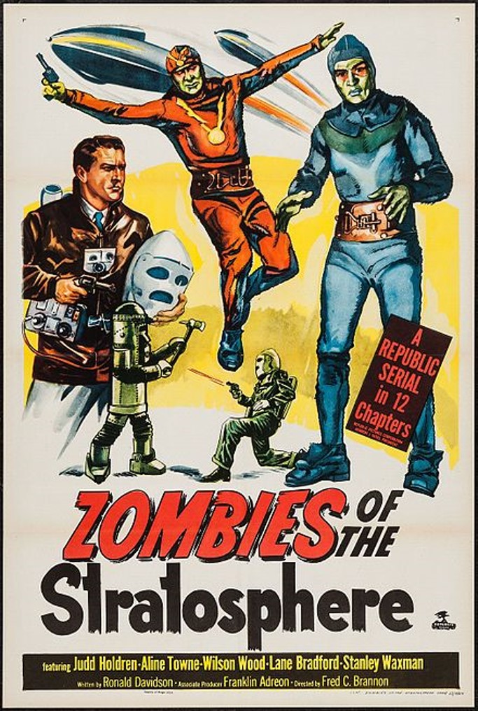 Zombies of the Stratosphere, theatrical release poster, 1952.