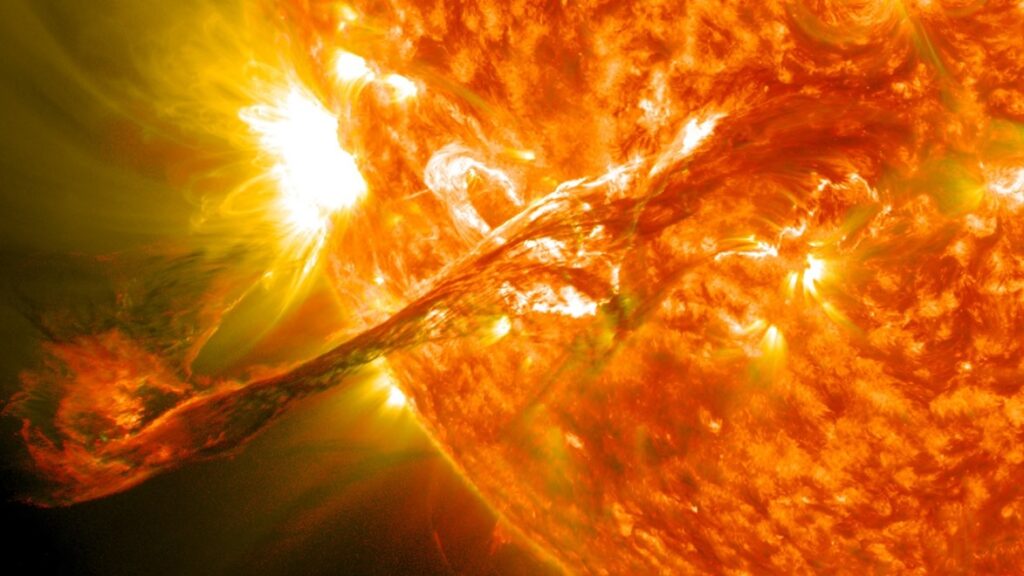 Huge solar flare erupts from sun, may disrupt satellites, communication -  National