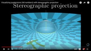 Image of a stereographic projection