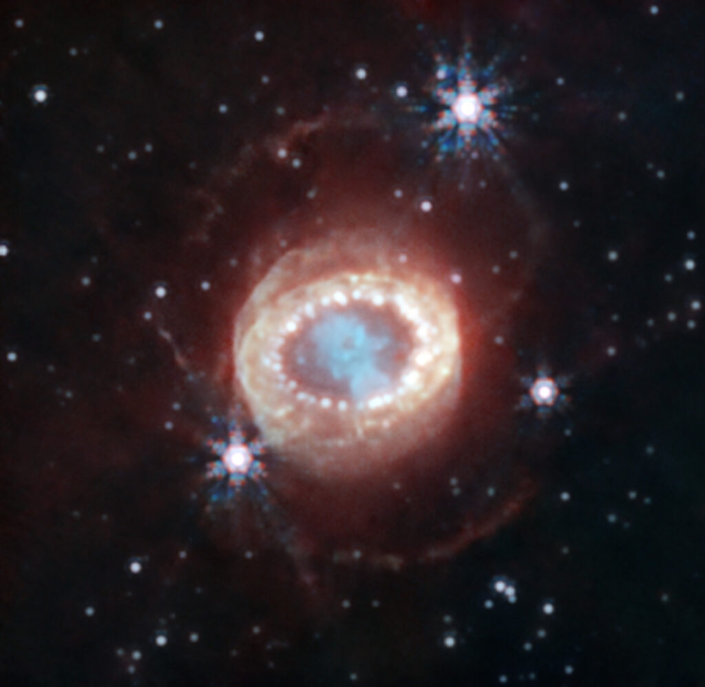 The Iconic Supernova SN 1987A.