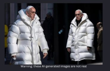 Deepfake of Pope Francis