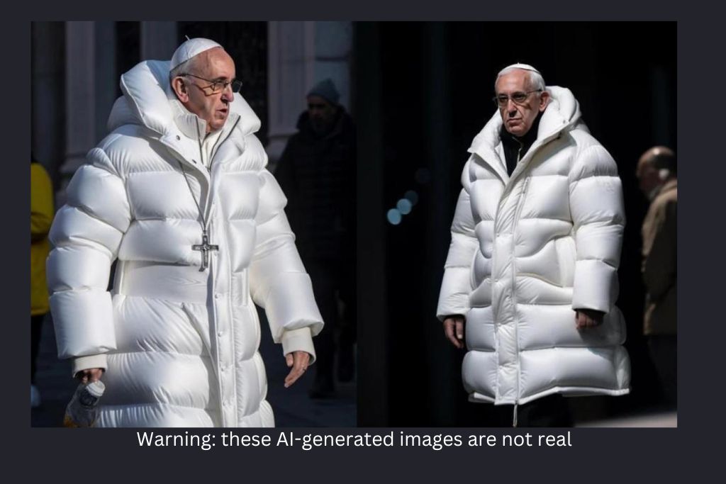 Deepfake of Pope Francis