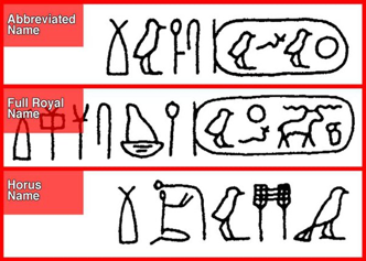 Khufu in hieroglyphic
