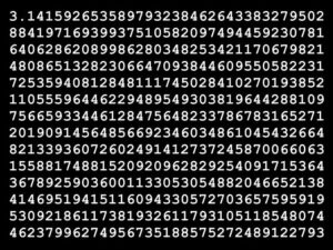 300 digits of pi.